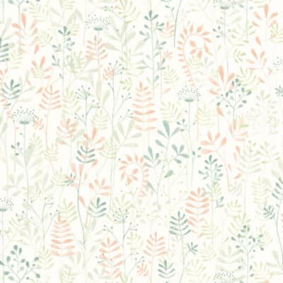 Papel pintado de hojas color verde Wild Garden 88327742