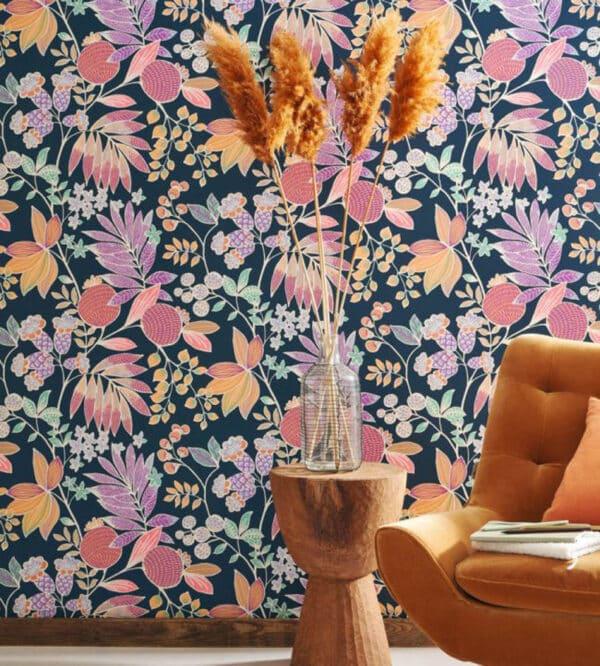Papel pintado de hojas color negro Palm Springs 88809696 - Imagen 9