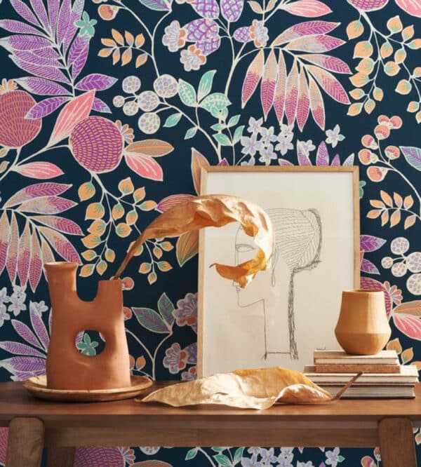 Papel pintado de hojas color negro Palm Springs 88809696 - Imagen 10