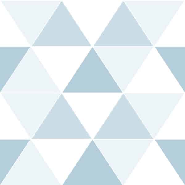 Papel pintado geométrico color azul Family 9006-40
