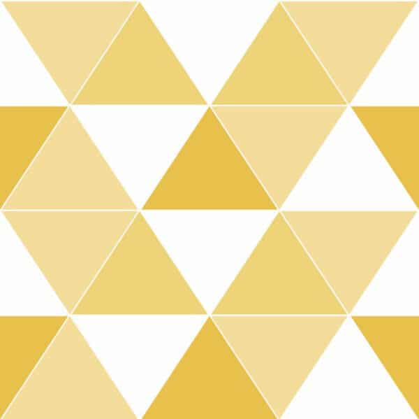 Papel pintado geométrico color amarillo Family 9006-60