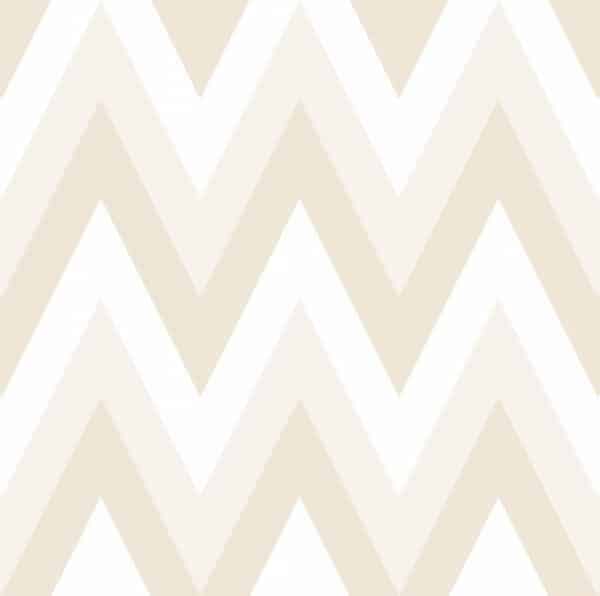 Papel pintado de zigzag color beige Family 9010-10