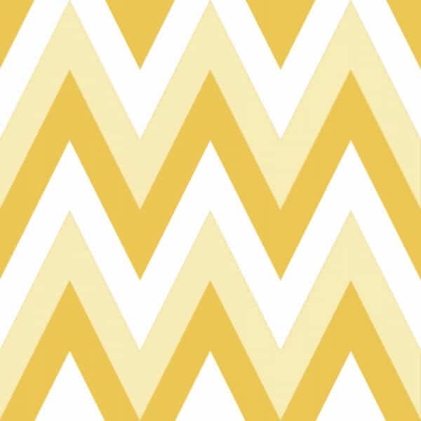 Papel pintado de zigzag color amarillo mostaza Family 9010-60