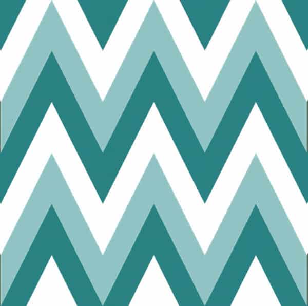 Papel pintado de zigzag color verde Family 9010-70