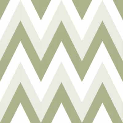 Papel pintado de zigzag color verde Family 9010-90