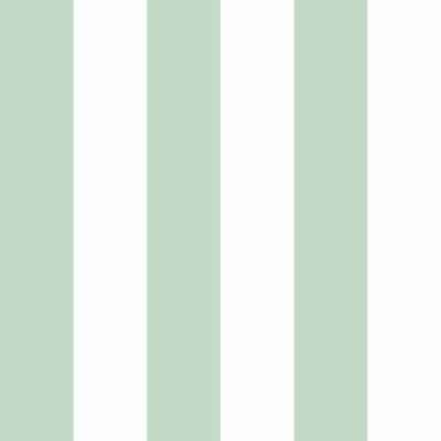 Papel pintado de rayas color verde Family 9012-80