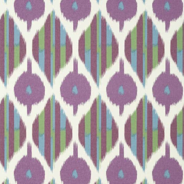 Papel pintado de ikat color morado Kimono AT9852