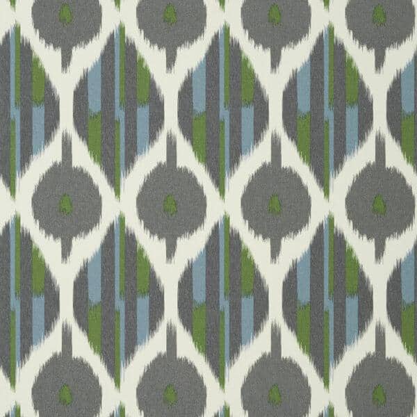 Papel pintado de ikat color gris Kimono AT9854