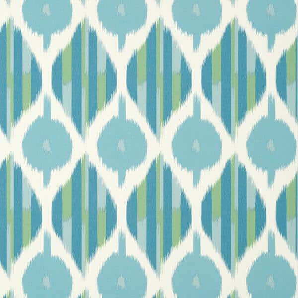 Papel pintado de ikat color azul Kimono AT9856