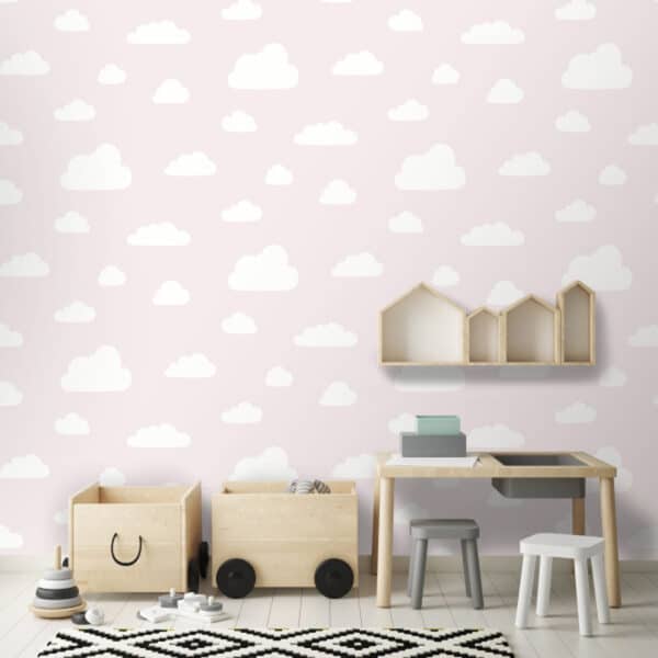 Papel pintado de nubes color azul Junior JN1831 - Imagen 4