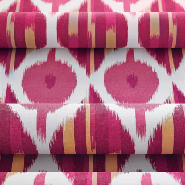 Papel pintado de ikat color rosa Kimono AT9853 - Imagen 7