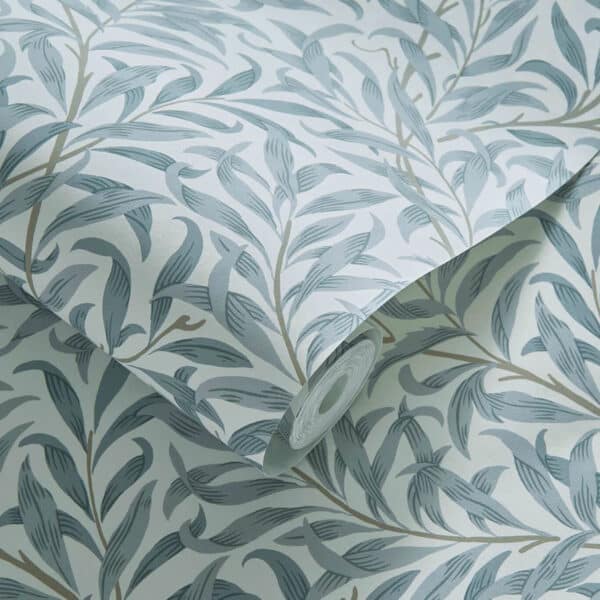 Papel pintado de hojas en color azul Willow Boughs W0172/01 - Imagen 6
