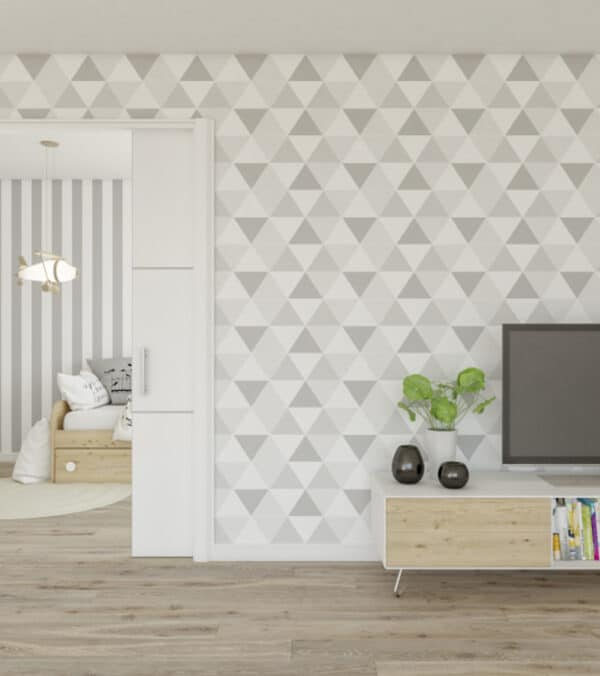 Papel pintado de rayas color gris Family 9012-20 - Imagen 6