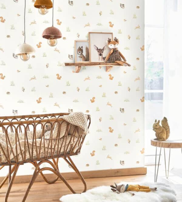 Papel pintado de animales color natural Companions of the Forest 88259197 - Imagen 3