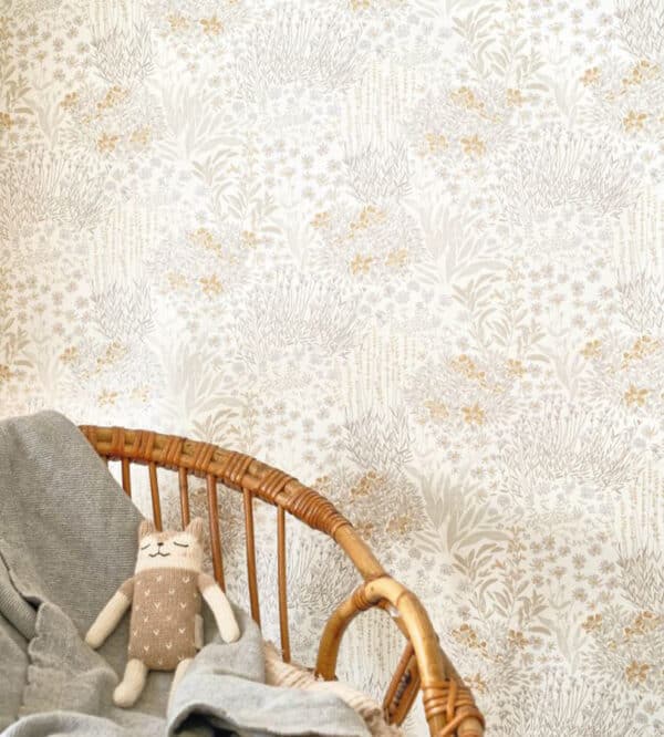 Papel pintado floral estampado color verde Flowered Grove 88307403 - Imagen 4