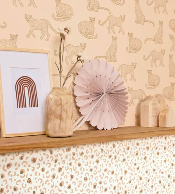 Papel pintado de animales color beige Lea 104390239 - Imagen 5
