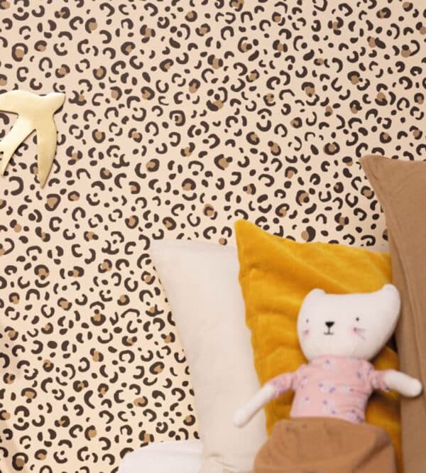Papel pintado print animal color rosa Leonne 104454441 - Imagen 4