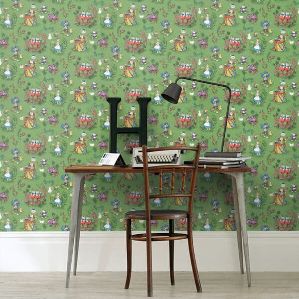 Papel pintado de Alicia en color azul Alice in Wonderland DDIW217286 - Imagen 15