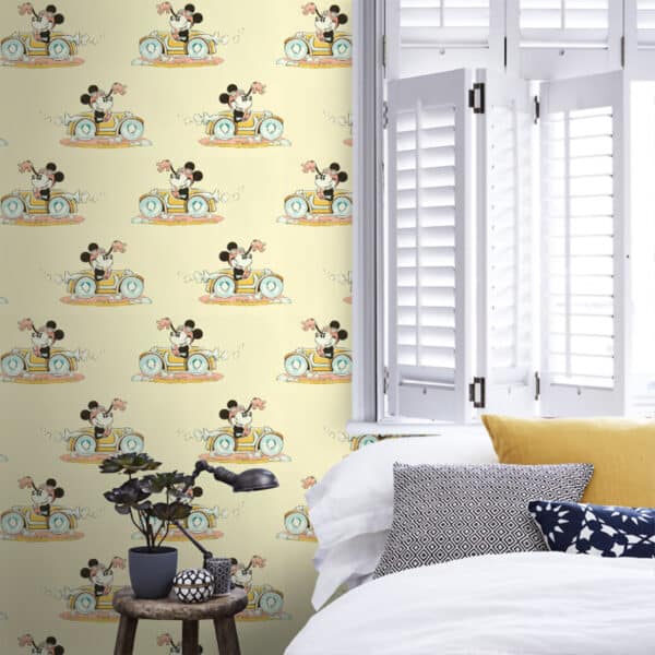 Papel pintado de Minnie en color beige Minnie on the Movie DDIW217270 - Imagen 23