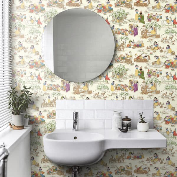 Papel pintado de Blancanieves en color azul Snow White DDIW217274 - Imagen 15