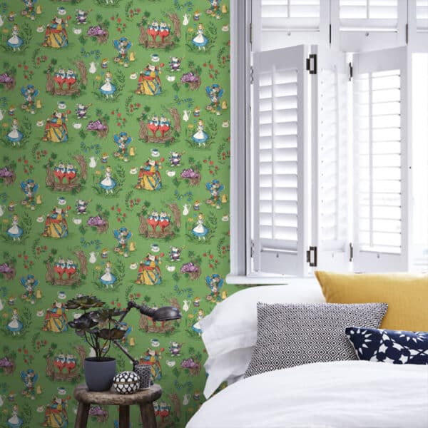 Papel pintado de Alicia en color azul Alice in Wonderland DDIW217286 - Imagen 16