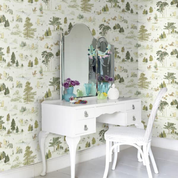 Papel pintado de Winnie the Pooh en color verde Winnie the Pooh DDIW217280 - Imagen 5