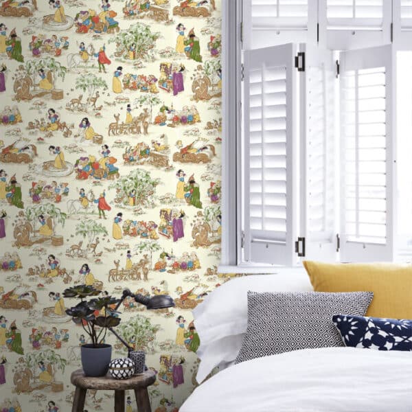 Papel pintado de Blancanieves en color azul Snow White DDIW217274 - Imagen 17