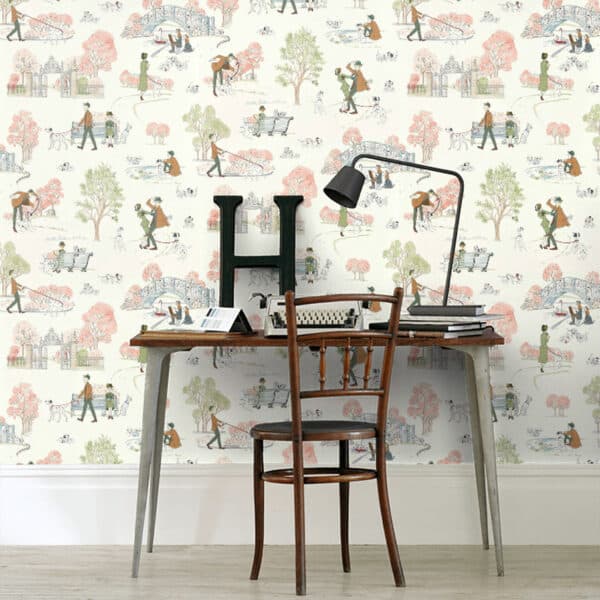 Papel pintado de 101 Dálmatas en color verde 101 Dalmatians DDIW217290 - Imagen 18