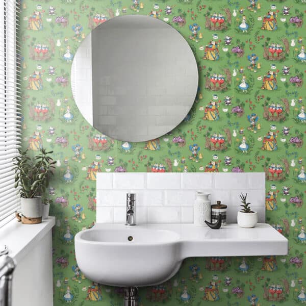 Papel pintado de Alicia en color azul Alice in Wonderland DDIW217286 - Imagen 12