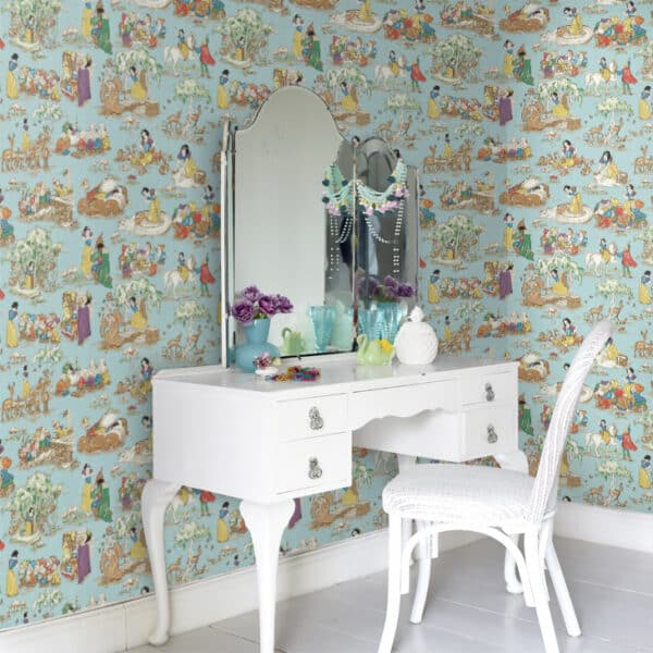 Papel pintado de Blancanieves en color azul Snow White DDIW217274 - Imagen 8
