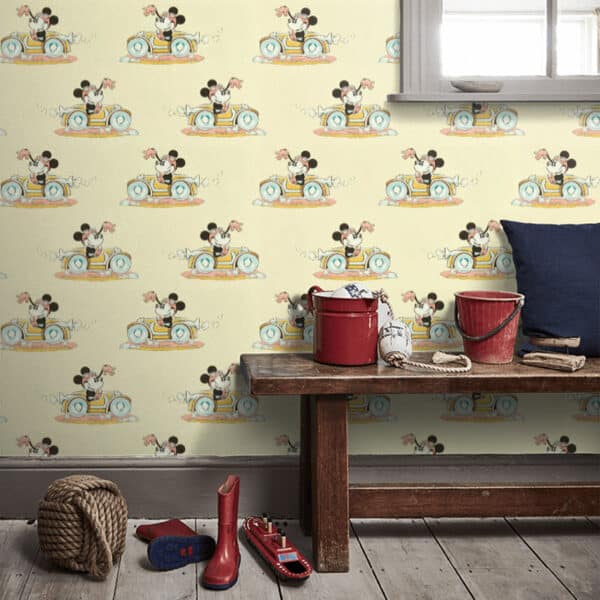 Papel pintado de Minnie en color beige Minnie on the Movie DDIW217270 - Imagen 18