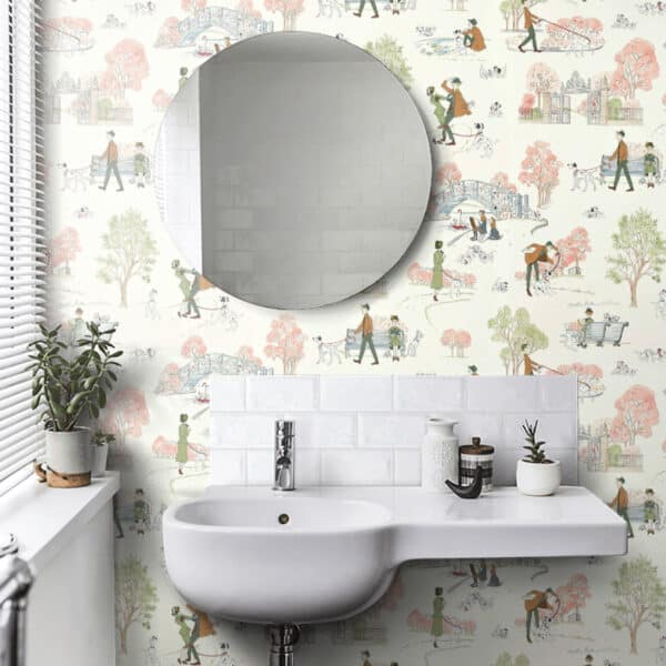 Papel pintado de 101 Dálmatas en color verde 101 Dalmatians DDIW217290 - Imagen 14