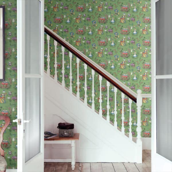 Papel pintado de Alicia en color azul Alice in Wonderland DDIW217286 - Imagen 14