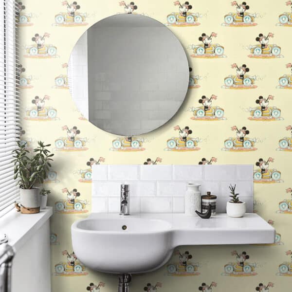 Papel pintado de Minnie en color beige Minnie on the Movie DDIW217270 - Imagen 17