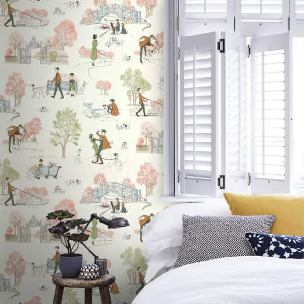 Papel pintado de 101 Dálmatas en color verde 101 Dalmatians DDIW217290 - Imagen 15
