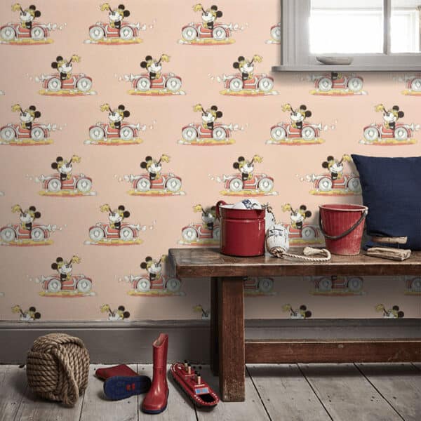 Papel pintado de Minnie en color beige Minnie on the Movie DDIW217270 - Imagen 15