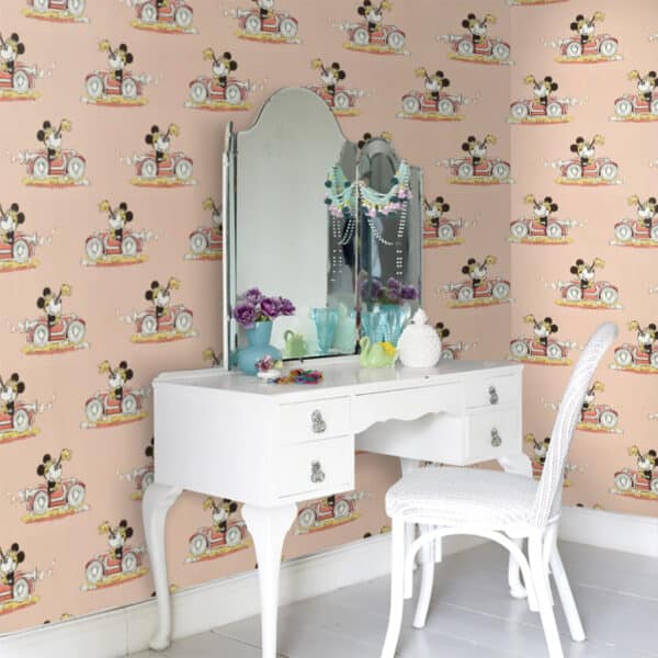 Papel pintado de Minnie en color beige Minnie on the Movie DDIW217270 - Imagen 14