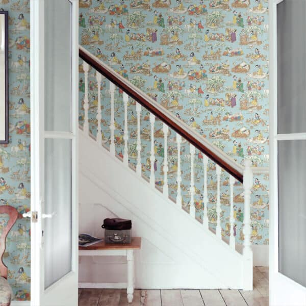Papel pintado de Blancanieves en color azul Snow White DDIW217274 - Imagen 4