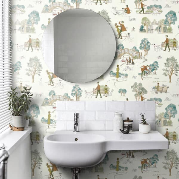 Papel pintado de 101 Dálmatas en color verde 101 Dalmatians DDIW217290 - Imagen 6
