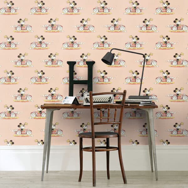 Papel pintado de Minnie en color beige Minnie on the Movie DDIW217270 - Imagen 12