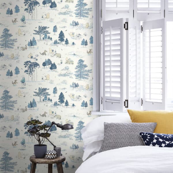 Papel pintado de Winnie the Pooh en color verde Winnie the Pooh DDIW217280 - Imagen 12