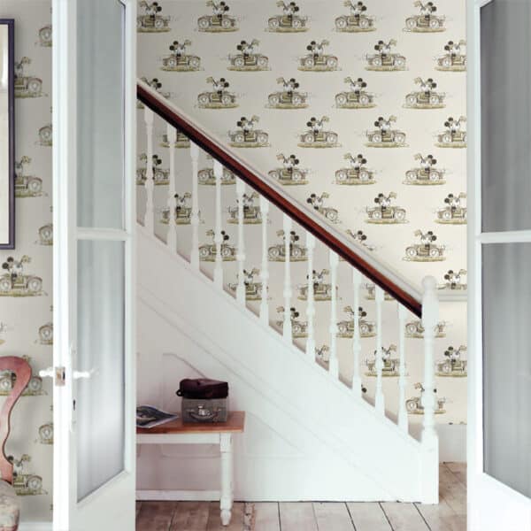 Papel pintado de Minnie en color beige Minnie on the Movie DDIW217270 - Imagen 8