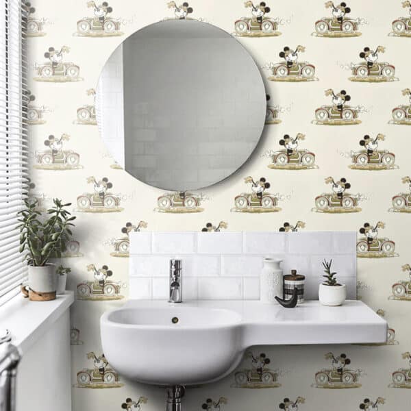 Papel pintado de Minnie en color beige Minnie on the Movie DDIW217270 - Imagen 5