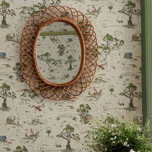 Papel pintado de Winnie the Pooth en multicolor Hundred Acre Wood DDIW217291 - Imagen 4
