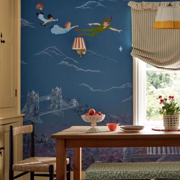 Mural de papel pintado de Peter Pan en color azul Peter Pan DDIW217293 - Imagen 4
