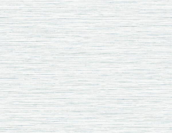 Papel pintado de símil fibras naturales en color azul Loe Santary LN41132