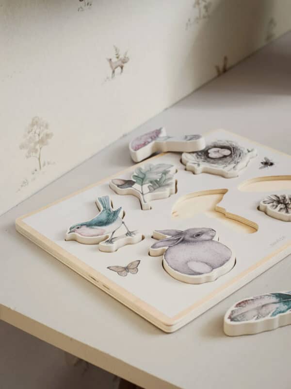Papel pintado de animales en color beige Little Fox 6923 - Imagen 6