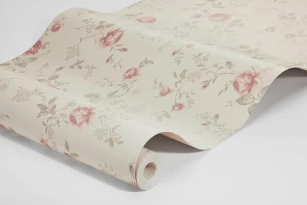 Papel pintado de flores en color amarillo Rose Garden 6929 - Imagen 4