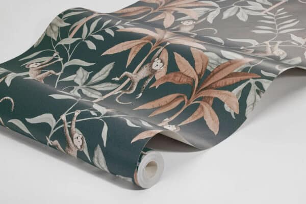 Papel pintado de animales en color verde Jungle Friends 6936 - Imagen 10