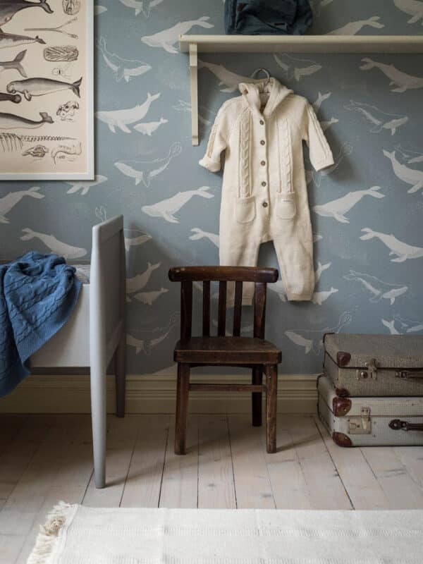Papel pintado de ballenas en color gris Whales 7452 - Imagen 8